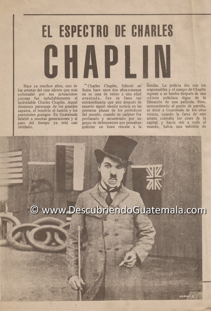 Espectro de Charles Chaplin 