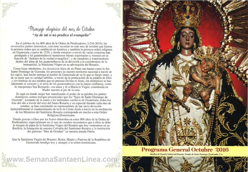 Programa Virgen del Rosario 2016