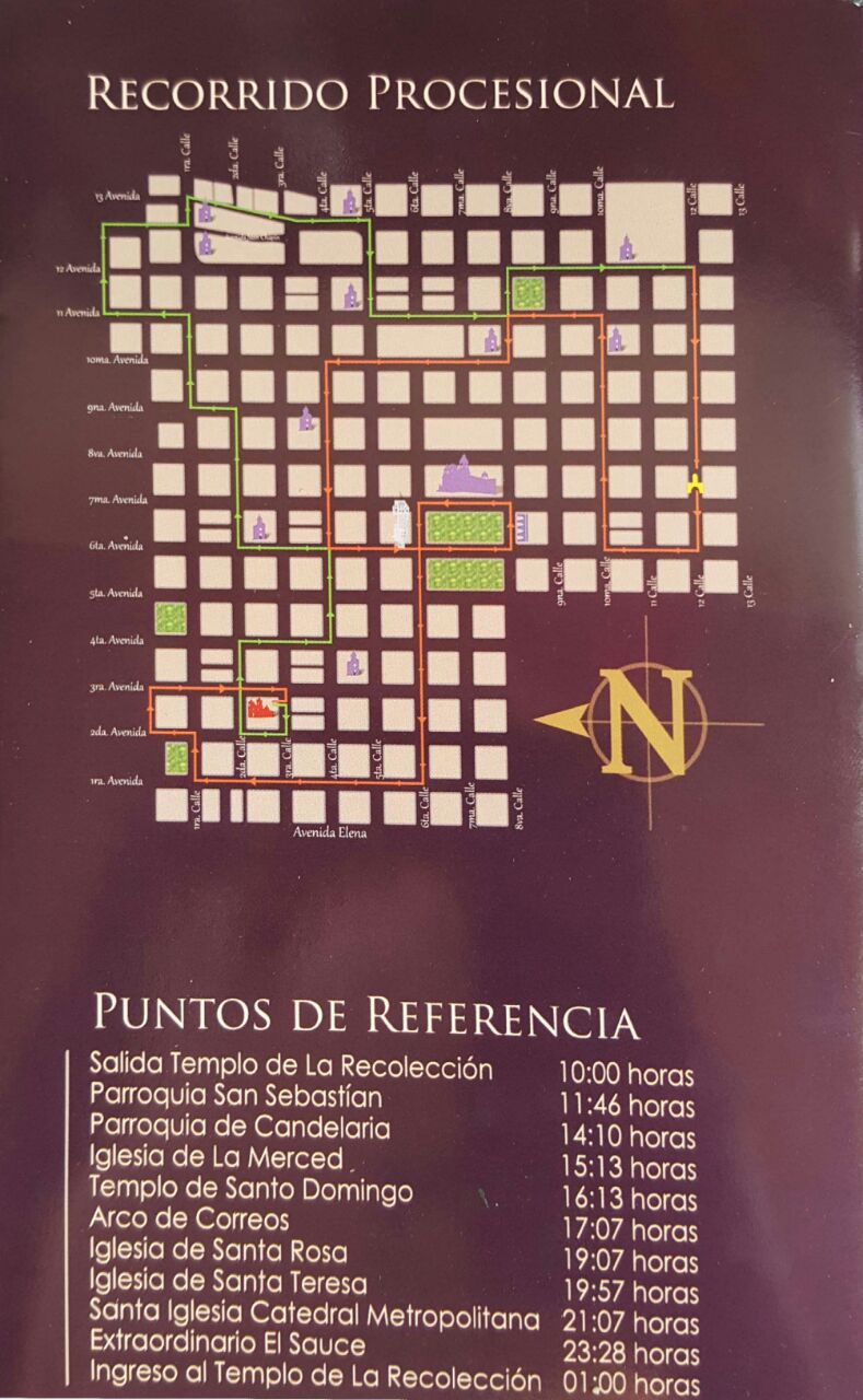 Recorrido Jesus Del Consuelo 2017