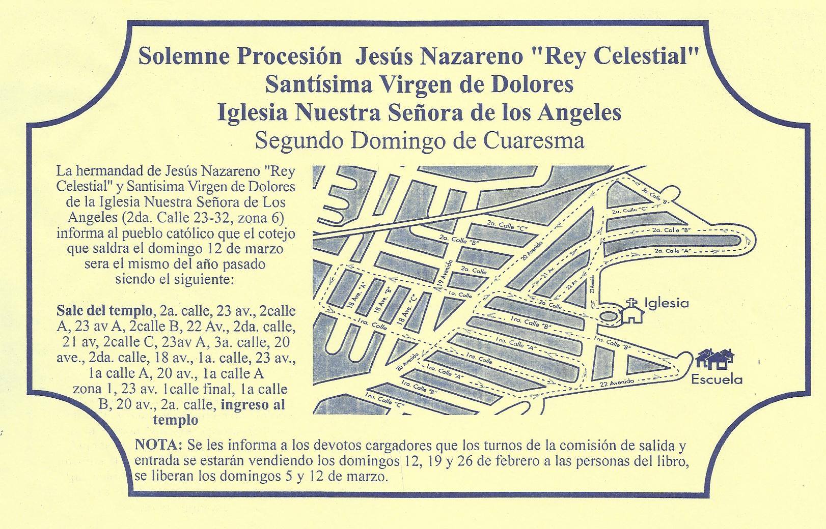 Procesion Jesus Nazareno Rey Celestial