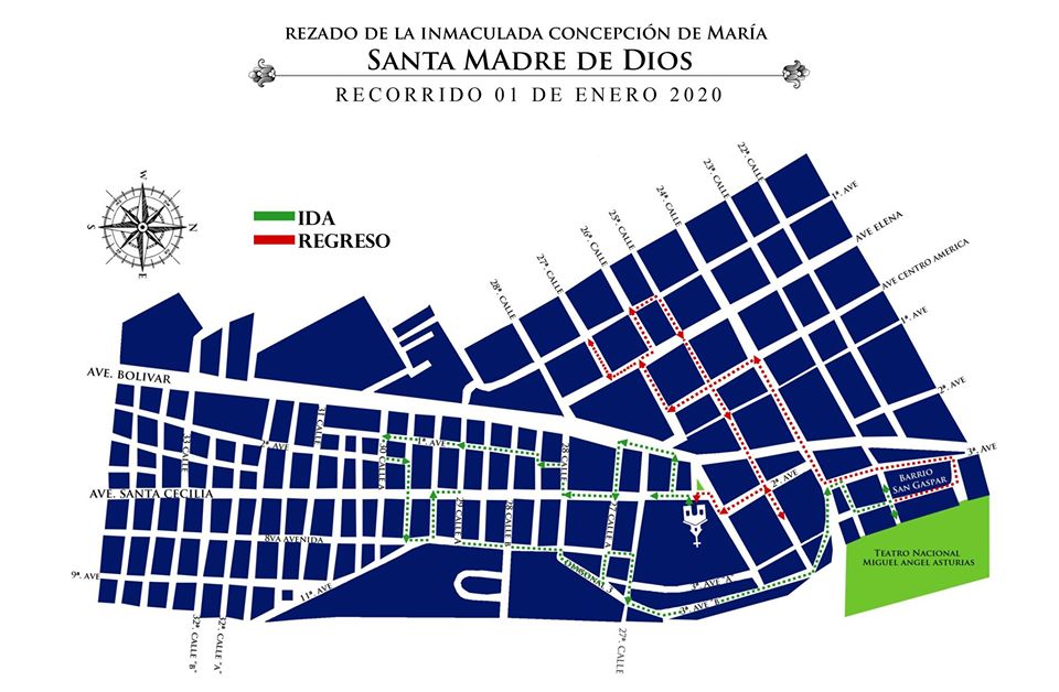 Recorrido Inmaculada Concepcion Don Bosco