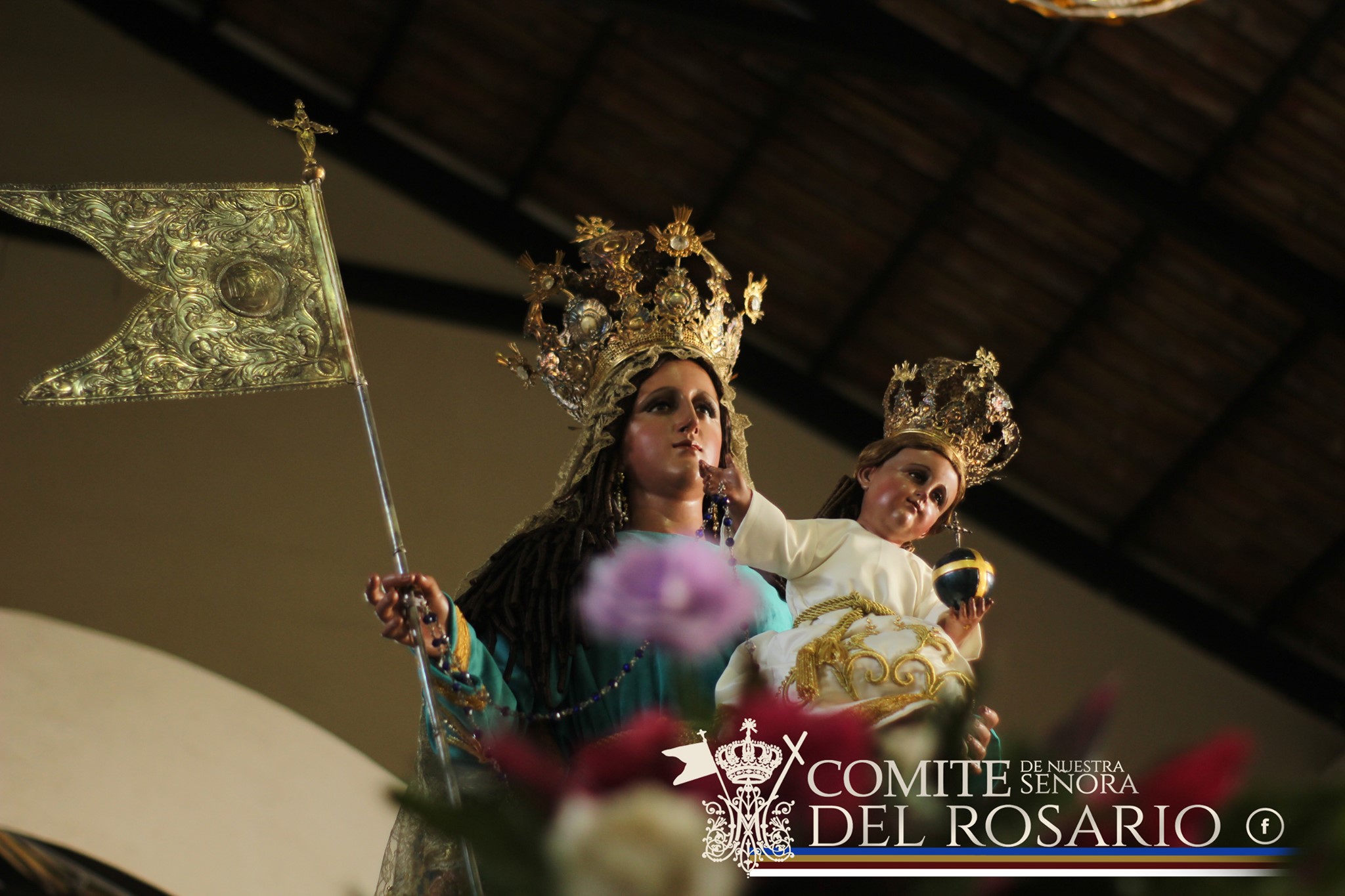 Alegoria Procesional Virgen del Rosario Amatitlan 00