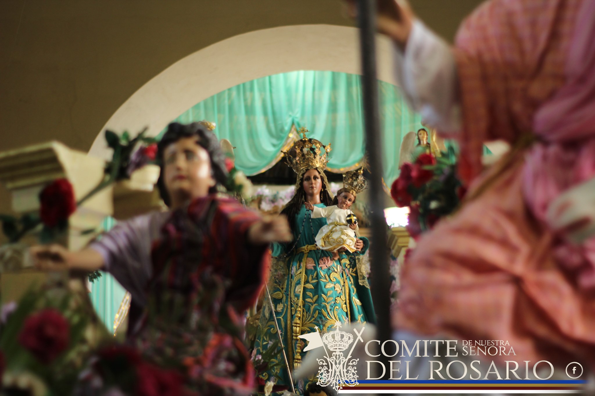 Alegoria Procesional Virgen del Rosario Amatitlan 01