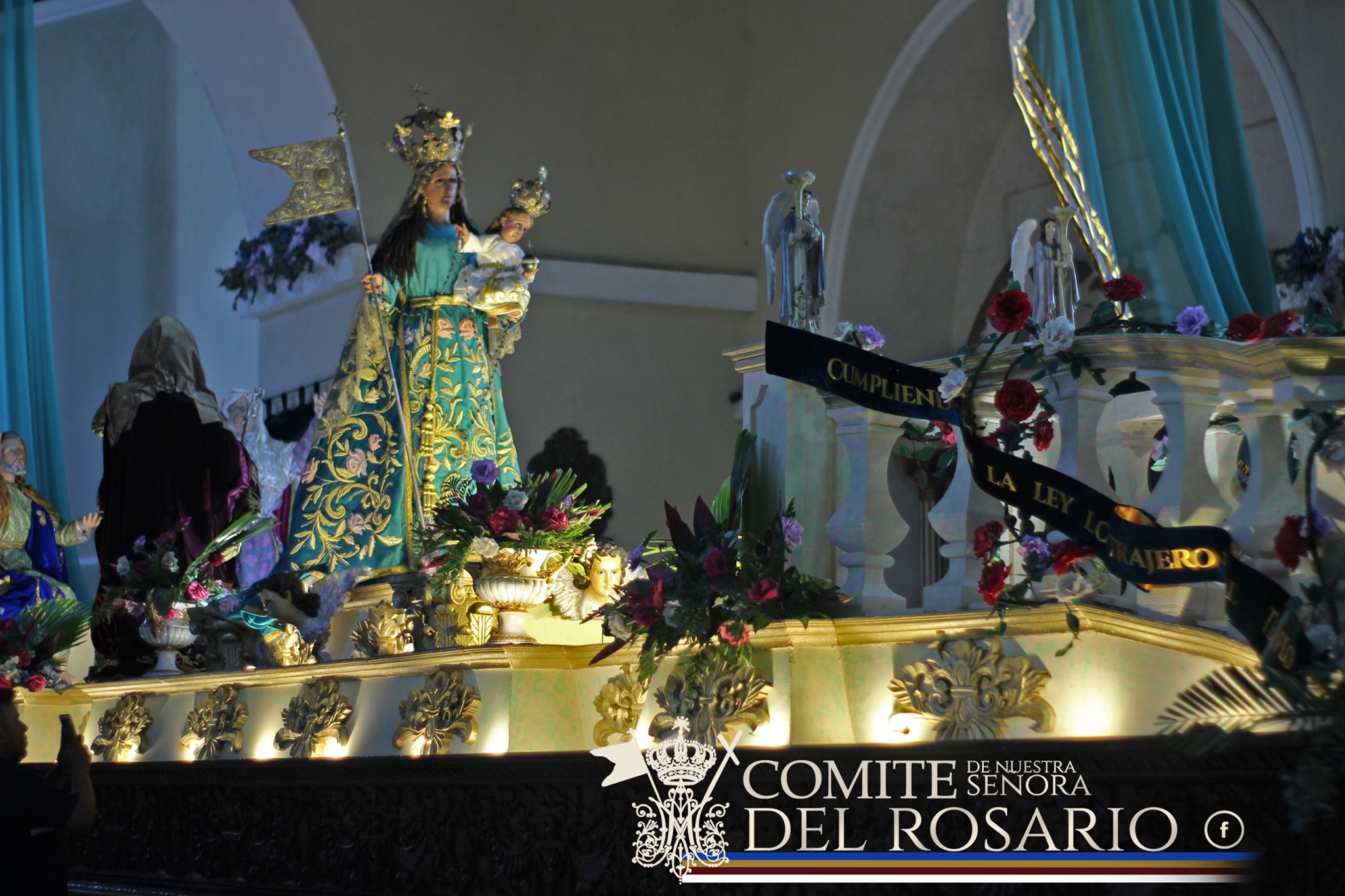 Alegoria Procesional Virgen del Rosario Amatitlan 02