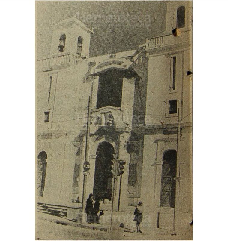 Terremoto 1976 Templo de Santa Teresa