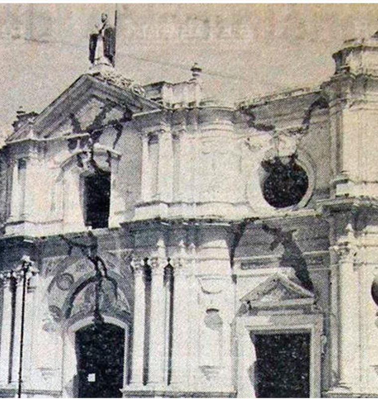 Terremoto 1976 Templo de Santo Domingo