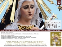 Itinerario Procesión de Velación Virgen de Soledad Templo de la Recolección