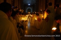 Traslado del Se&ntilde;or Sepultado en su primer d&iacute;a de Velaci&oacute;n y noveno d&iacute;a de novena