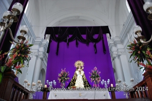 Primer dia de Velación CI Santísima Virgen de Soledad del Templo La Recolección
