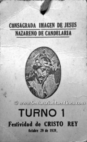 Jueves Santo 6 de abril de 1939