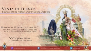 Inscripciones Procesión del Primer Domingo de Octubre con la Virgen del Rosario del Templo de Santo Domingo