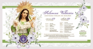 [Afiche] Actividades a realizarse por la Velación Anual de Nuestra Señora Dolores de Candelaria
