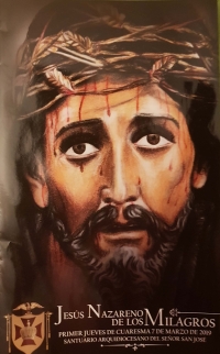 Programa de Marchas F&uacute;nebres - Mensaje Procesi&oacute;n Procesi&oacute;n de Jes&uacute;s Nazareno de los Milagros, Primer Jueves de Cuaresma 2019