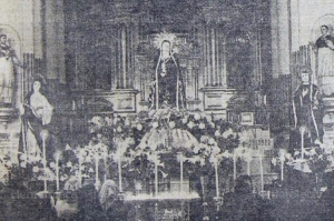 [Fotografía ]Nuestra Señora de Soledad del templo de Santo Domingo del año 1969