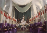 [Fotografía Antigua] Altar de Velación Jesús de los MIlagros, Solemnidad de Cristo Rey Año 1983