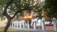 Incendio Destruye Templo de San Juan Camotán