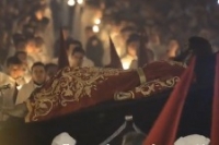 Marcha en tu memoria y el Se&ntilde;or Sepultado es traslado a su sitial de veneraci&oacute;n