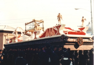 Un viernes Santo para recordar con Jesús de la Merced y el Señor Sepultado de Santo Domingo, Viernes Santo de 1985