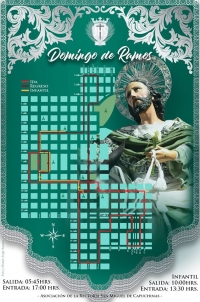 Recorrido Jesús de las Palmas Domingo de Ramos 2020