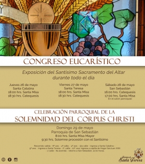 Recorrido del Corpus Christi de Santa Teresa- Santa Catalina- San Sebastian