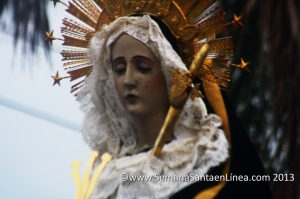Procesión Velación C.I. Nuestra Señora de Soledad del Templo de Santo Domingo