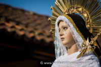 FotoReportaje Procesión de Velación Virgen de Dolores del Templo de la Merced, Antigua Guatemala