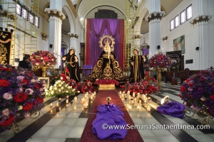 Viernes de Dolores Virgen de Soledad del Templo El Calvario 27-03-2015