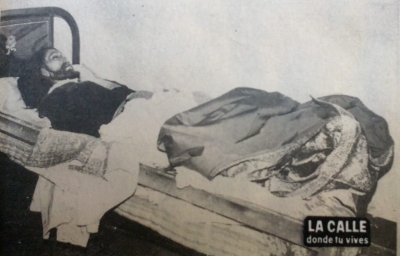 [Fotografía Antigua] El Señor Sepultado de Santo Domingo en el año del Terremoto de 1976